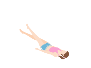 「下腹痩せ」と「内もも痩せ」のダイエット筋トレ「シザーキック」のやり方