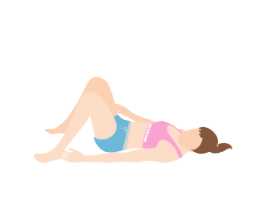 お腹痩せとくびれのダイエット筋トレ「かかとタッチ」のやり方