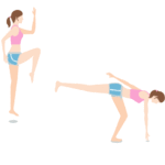 下半身痩せのダイエット筋トレ「片足タッチジャンプ」