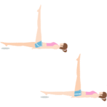 「縦パカ（ふつう）」｜下腹痩せと太もも痩せのダイエット筋トレ