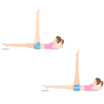 「縦パカ（ハード）」｜お腹痩せと太もも痩せのダイエット筋トレ