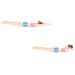 背中痩せの筋トレ「スーパーマン・プルダウン（ハード）」