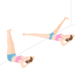 内もも痩せにピンポイントのダイエット筋トレ「壁足パカ」