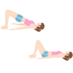 お尻痩せと太もも痩せのダイエット筋トレ「ヒップリフト」のやり方