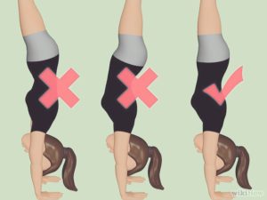 正しい倒立のやり方