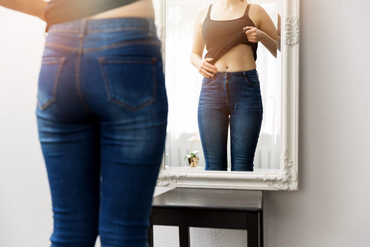 標準体重女性の体型イメージ