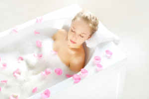 お風呂でお腹痩せマッサージ