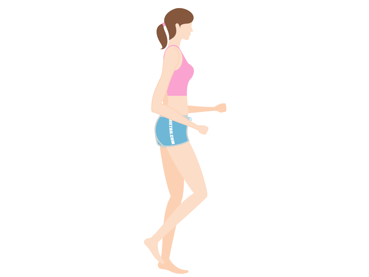 脂肪燃焼と脚やせのダイエット運動「その場ジョギング」のやり方