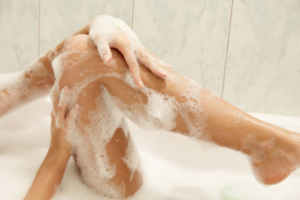 お風呂で脚痩せ